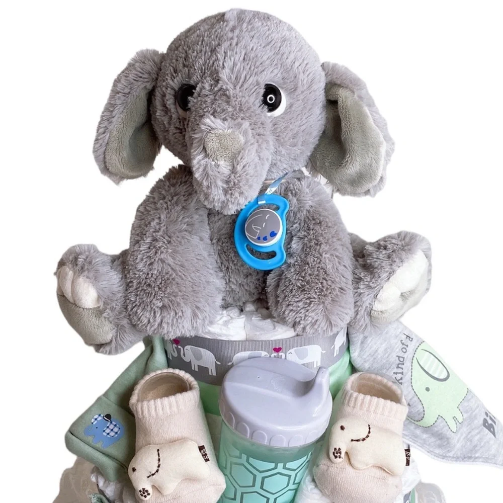 Elephant Diaper Cake